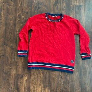 We Norwegians W’s Voss Pullover 
Merino Wool 
Red 
Size Medium